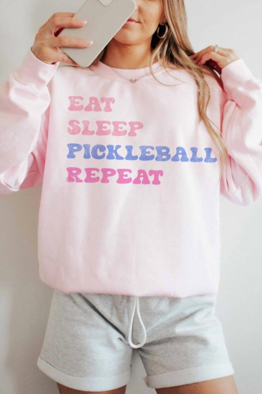 Wknder - Eat Sleep Pickleball Sweatshirt