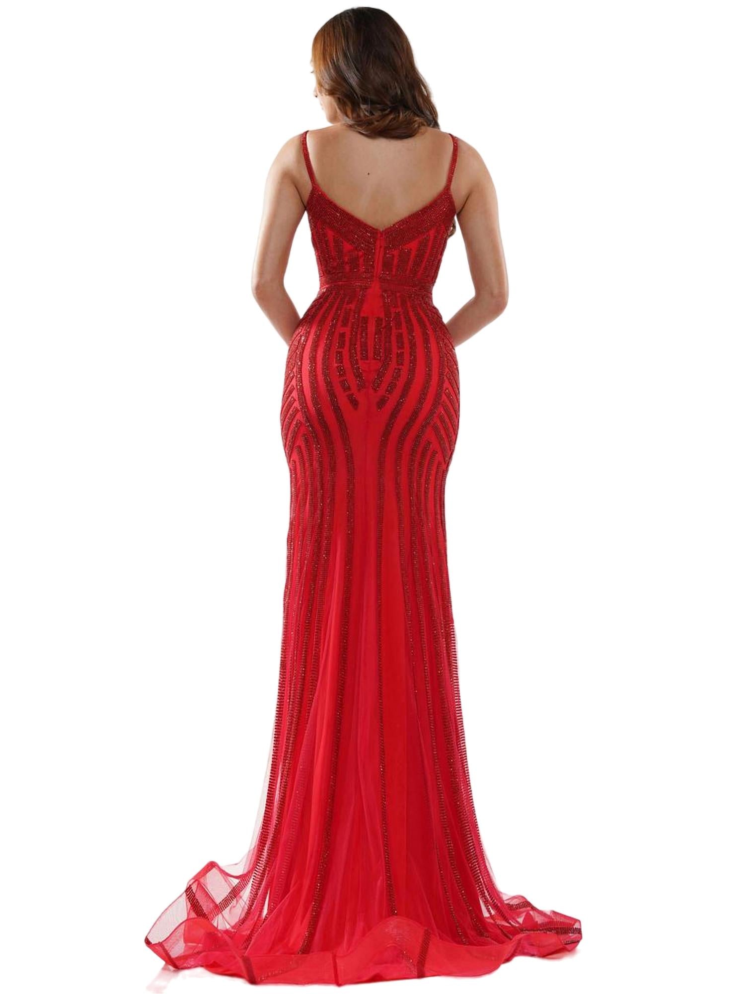 Colors Dress - Rhinestone Prom Dress