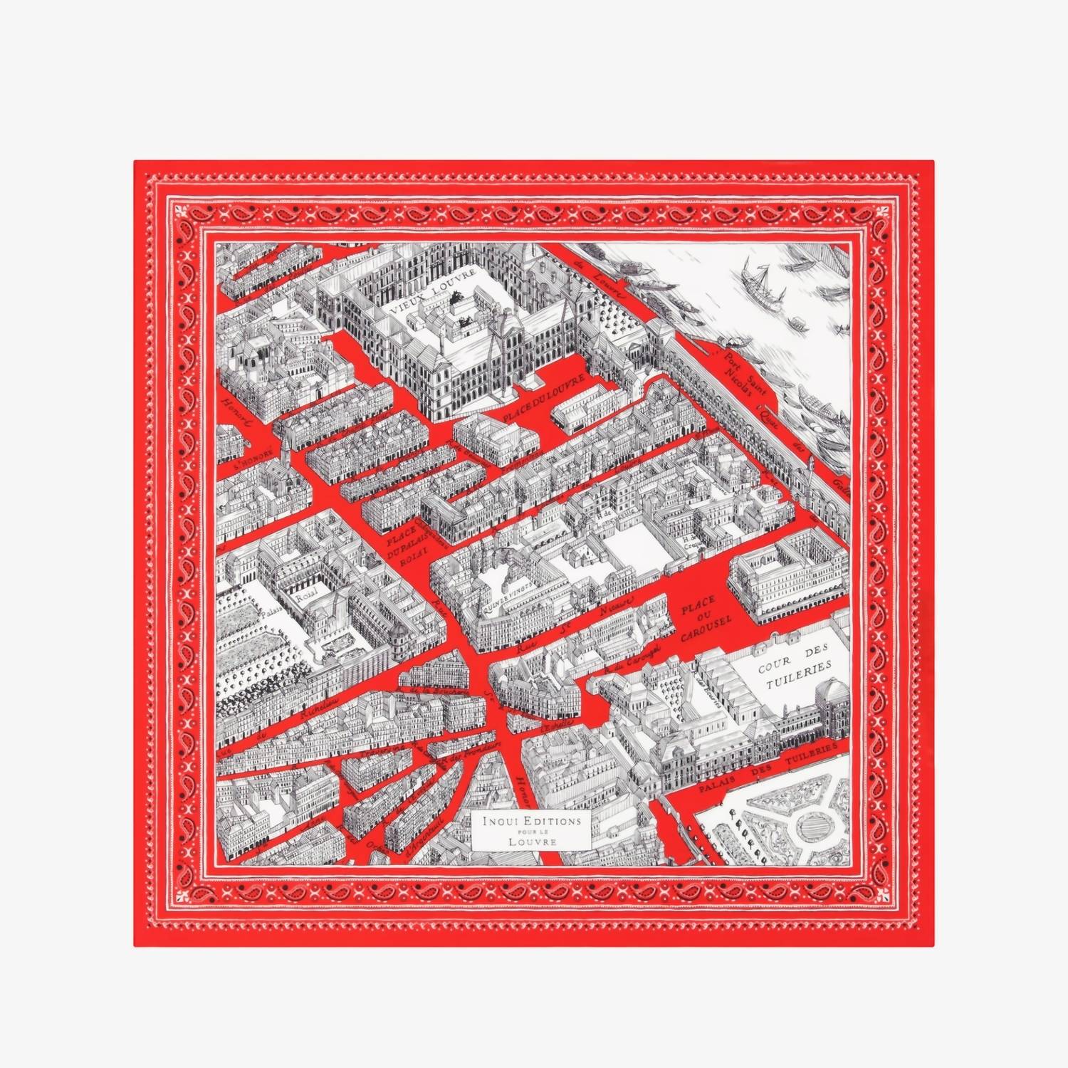 Inoui Editions - Women's Louvre 65 Square Scarf