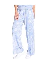 PJ Salvage Bandanarama Bandana Pant in ice blue - women's pants