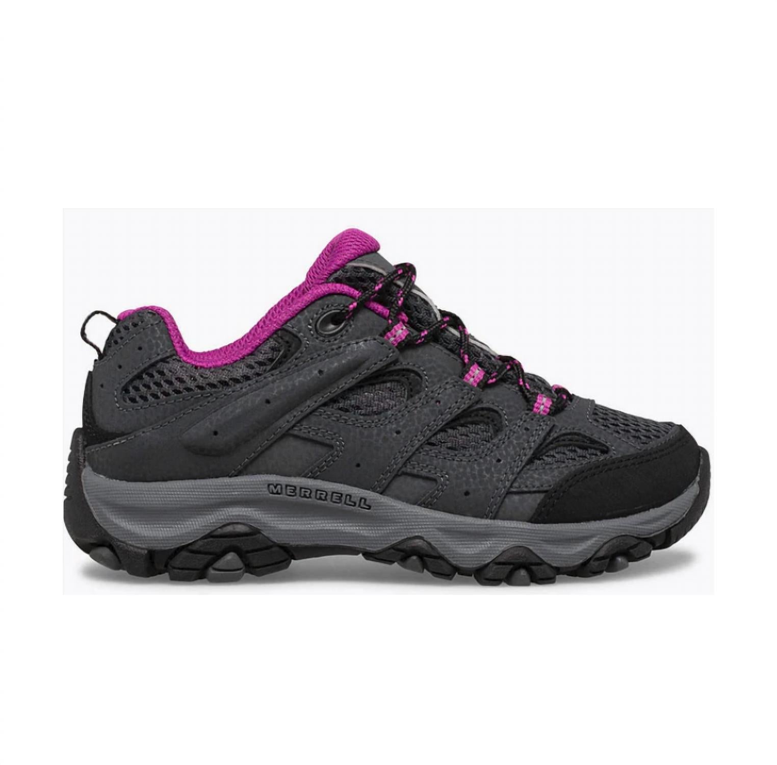 MERRELL Big Kid's Moab 3 Low Sneakers in granite berry - kids' sneaker