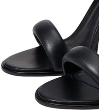 SCHUTZ Women's Deri Heeled Sandal in black - women's heels - detail view