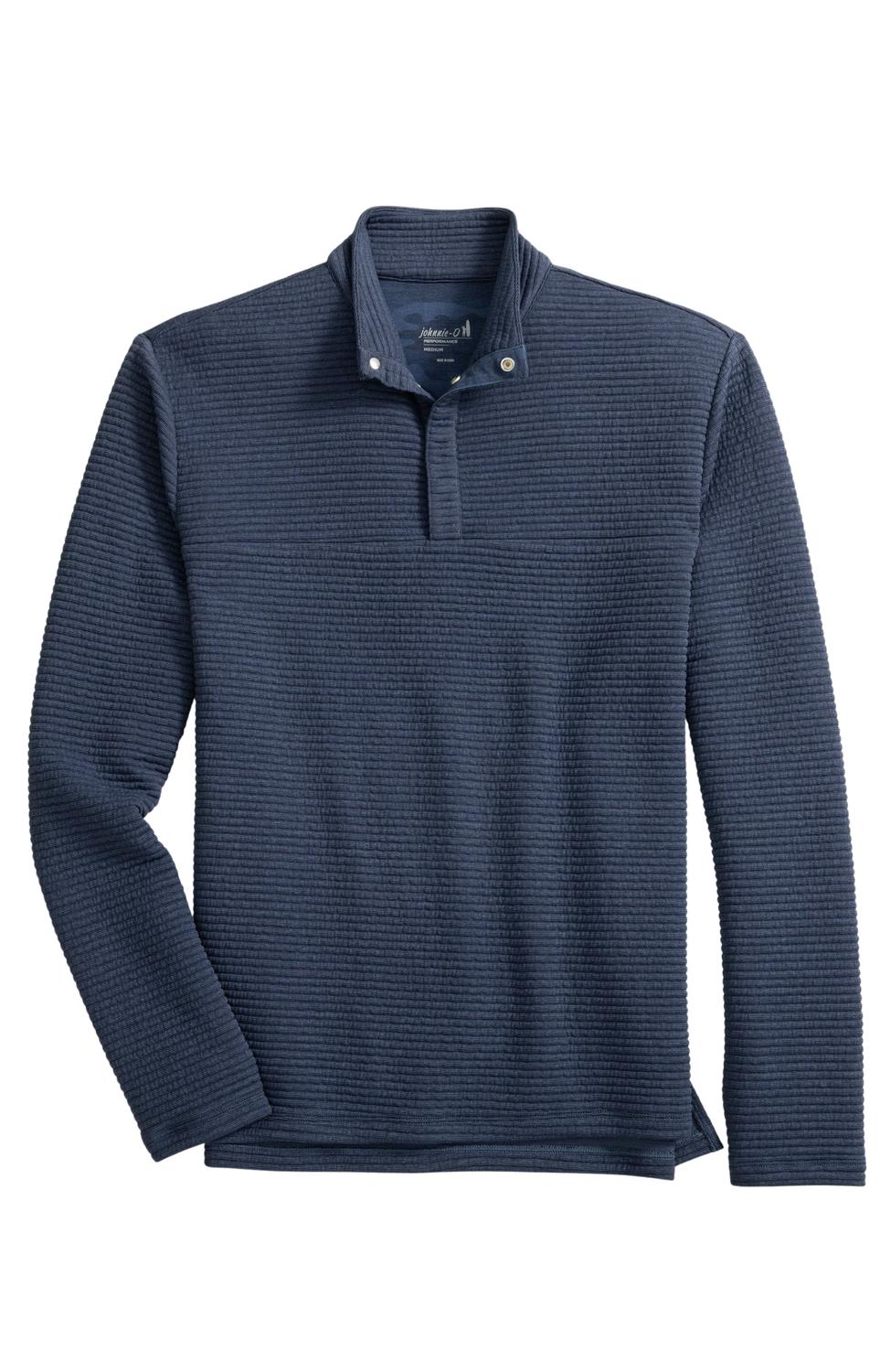 Johnnie-O - Benjy Heathered Henley Pullover