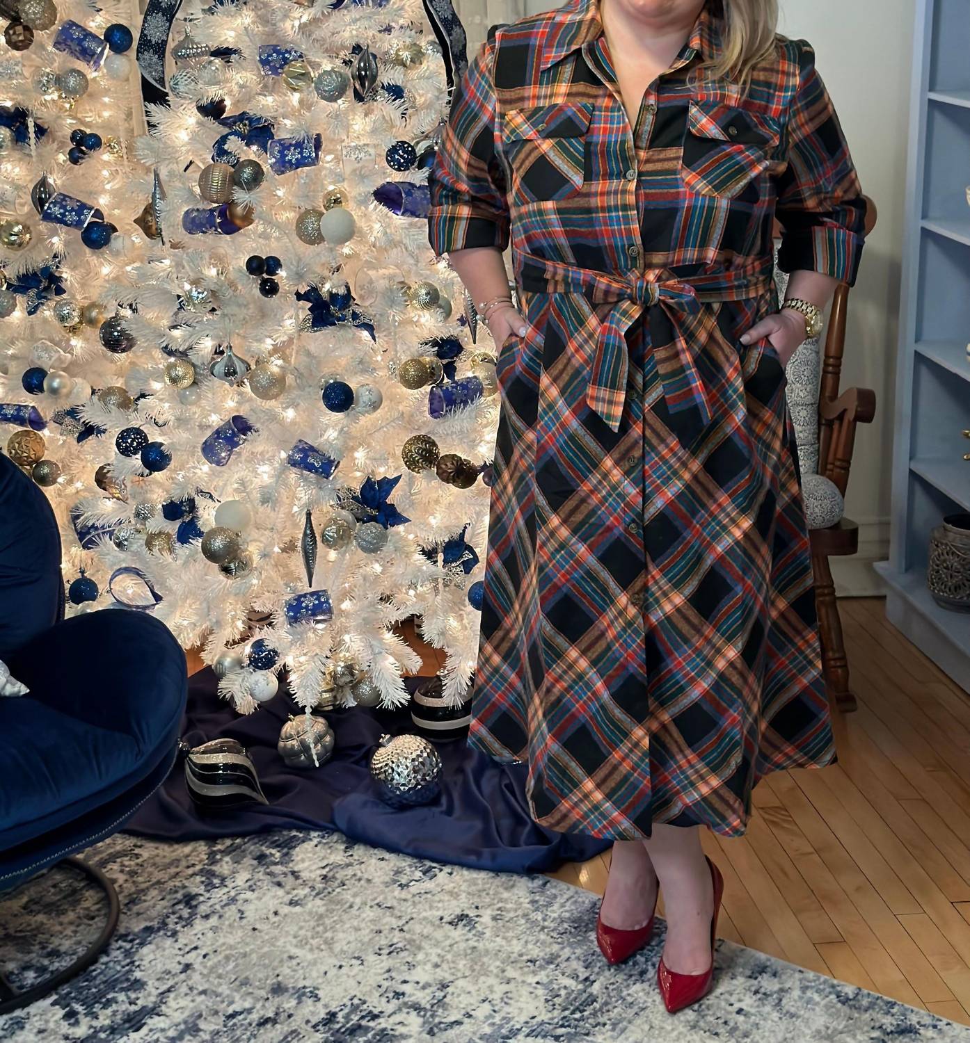 Amelia K. Luxe - Get Your Plaid On Dress