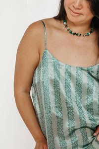 The Tiny Big Sister - Flowers Straps Top Washed