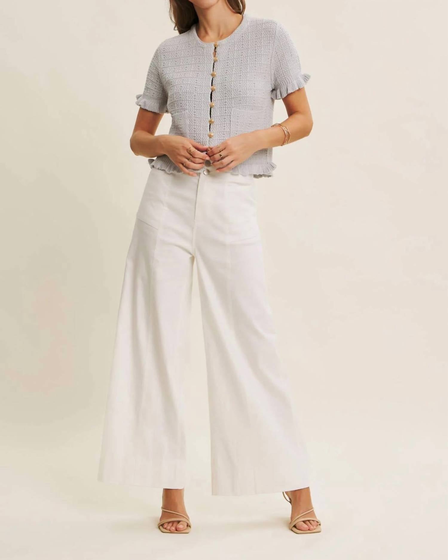 In February - Women's Bristol Stretch Wide Leg Pants