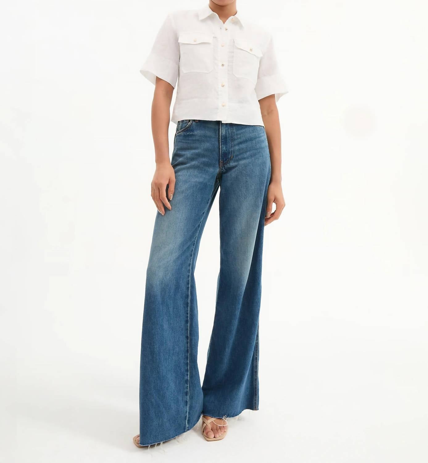 Veronica Beard - Spruce Linen Top