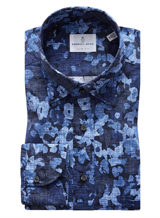 Emanuel Berg - Camo Print Shirt
