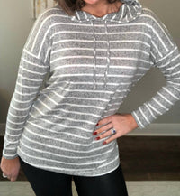 Pink Lily - Shea Striped Top