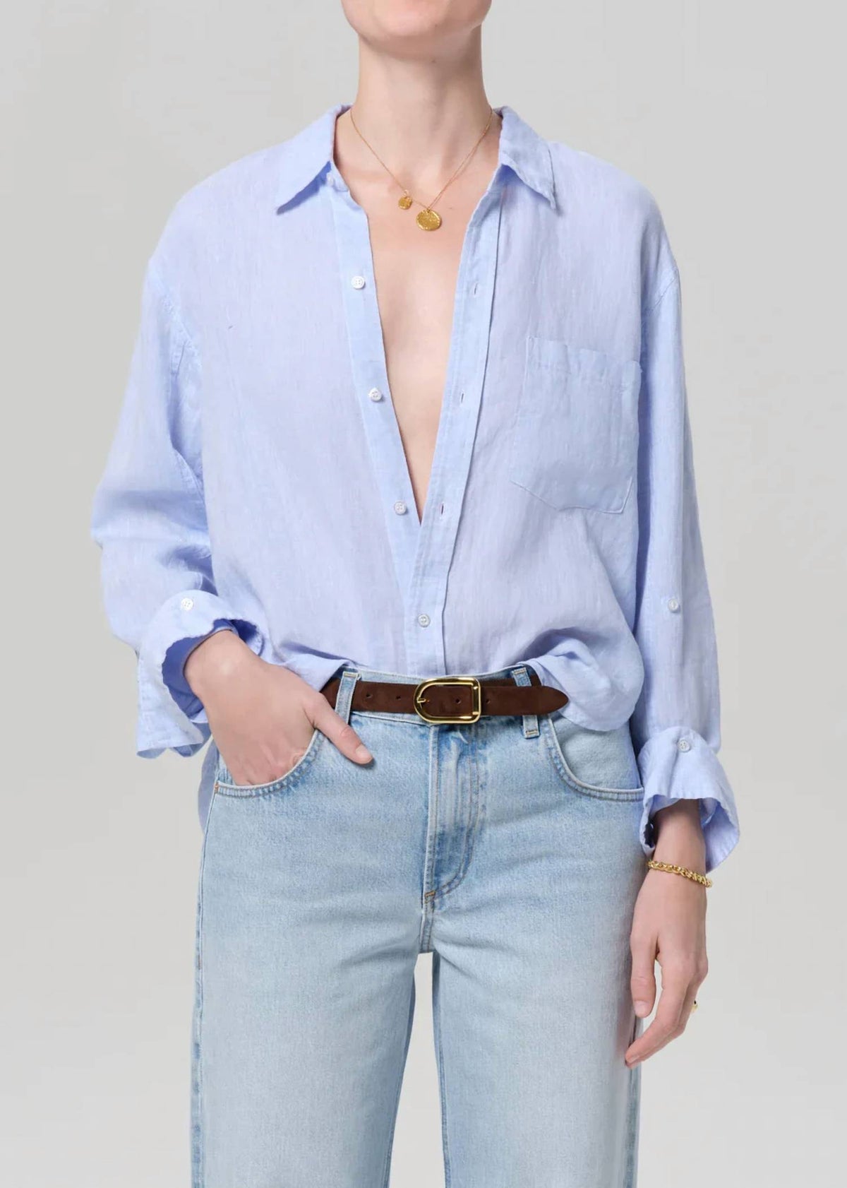 Citizens Of Humanity - KAYLA SHRUNKEN LINEN SHIRT