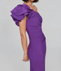 Joseph Ribkoff - Lux Twill One-Shoulder Sheath Dress