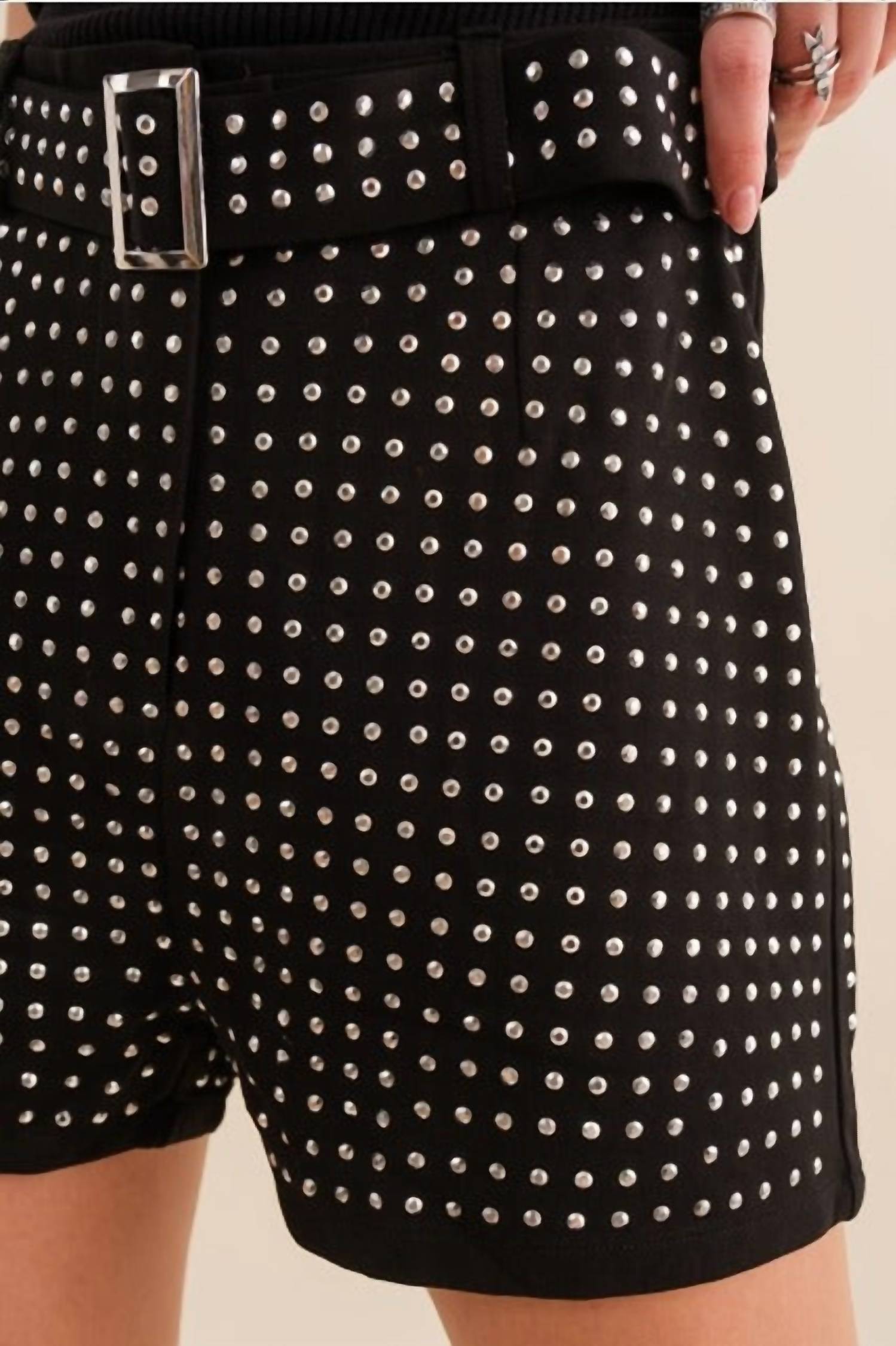 Blue B - Stretch Studded Short