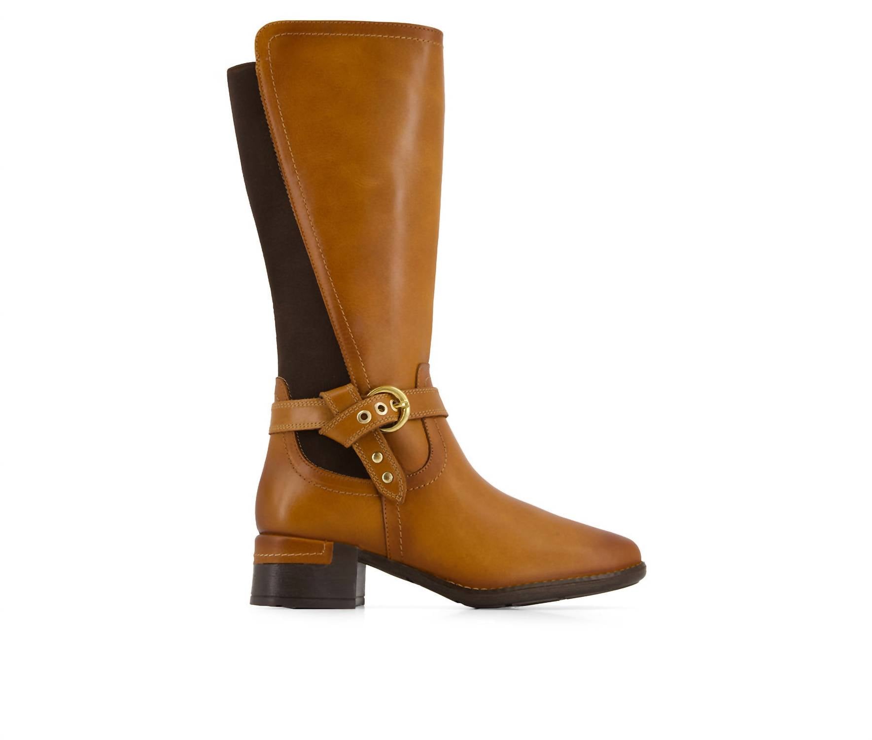 Andrea - Women's Real Leather Tall Riding Boots