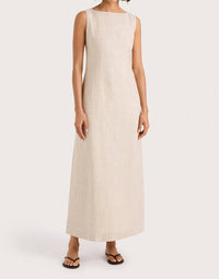 FAITHFULL THE BRAND Taylor Maxi Dress in natural - women's dress