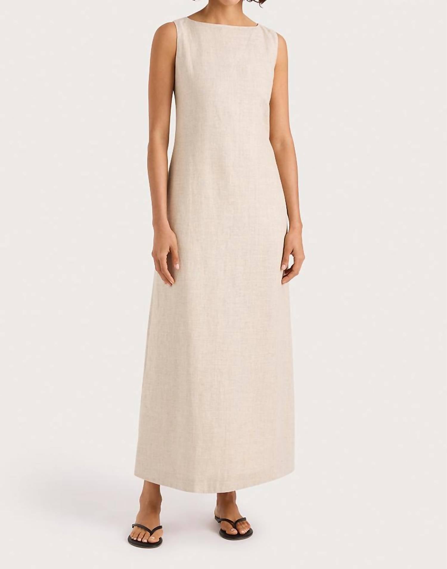 FAITHFULL THE BRAND Taylor Maxi Dress in natural - women's dress