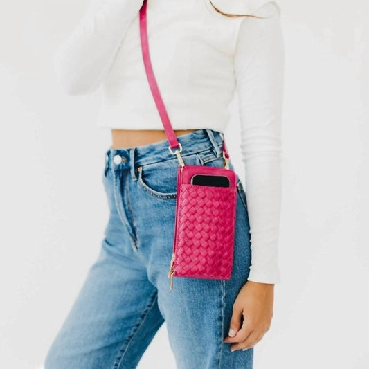 Pretty Simple - Woven Double Duty Phone Crossbody Bag