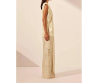 Shona Joy Medina Tank in cream bone - women's tank top - alternate view