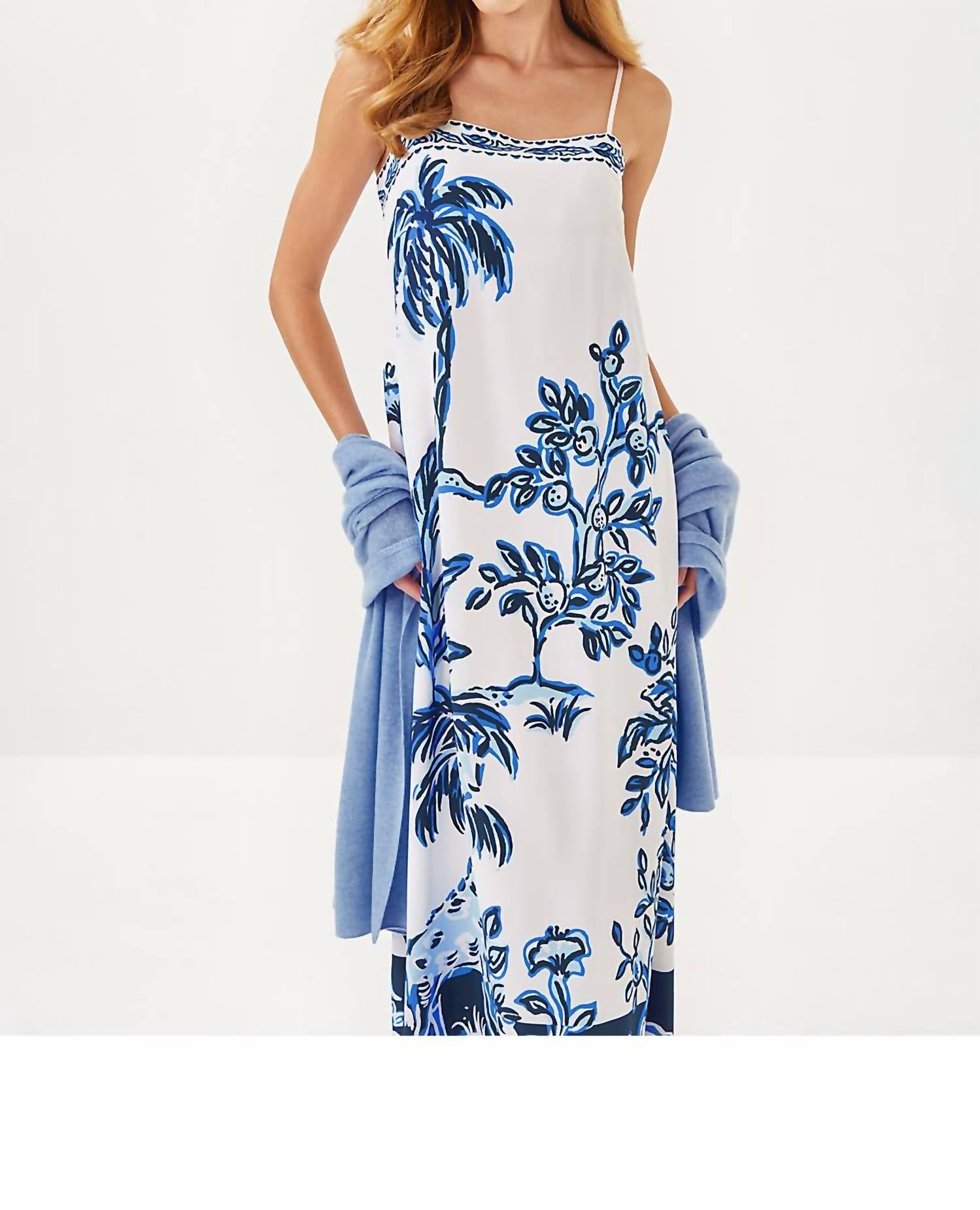 Lilly Pulitzer - Jesslyn Silk Maxi Slip Dress