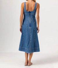 sundays Willa Dress in denim - women's dress - alternate view