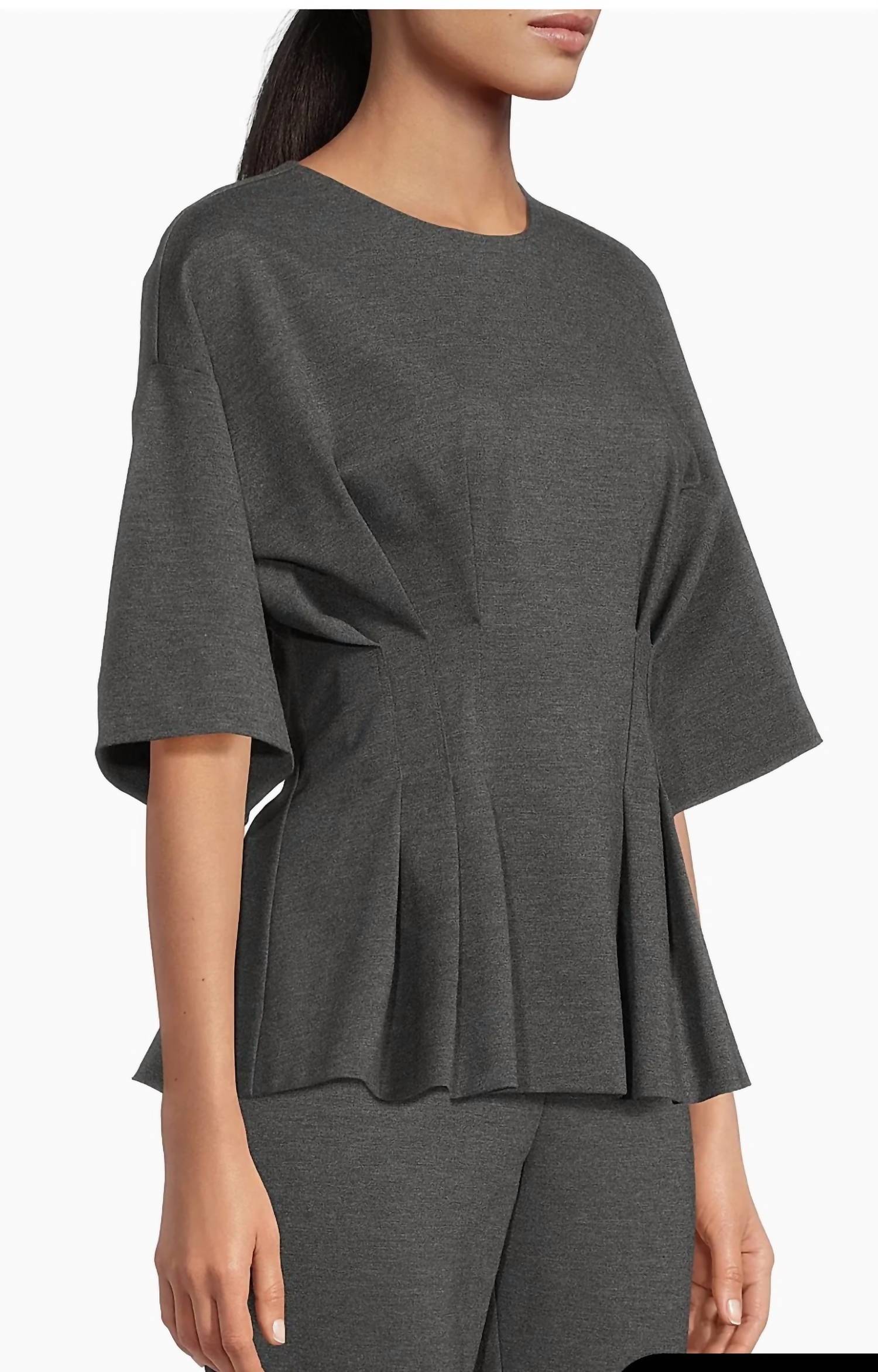 Natori - Compact Knit Pleat Release Top