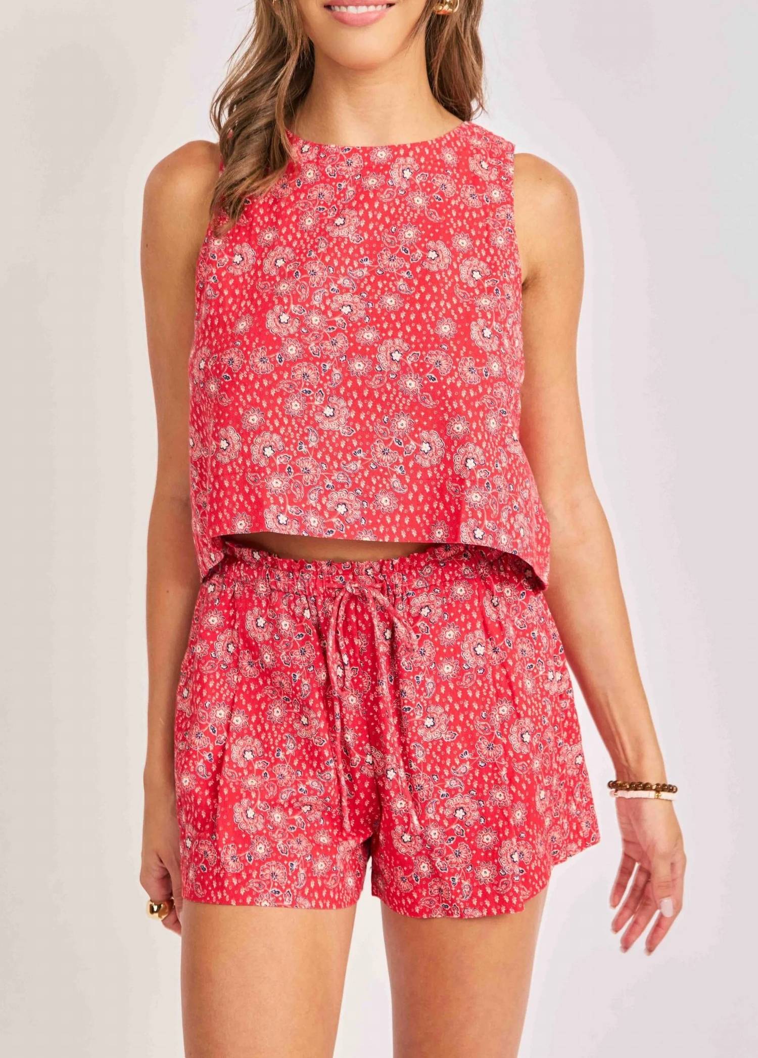 Sadie & Sage - Firecracker Sleeveless Top