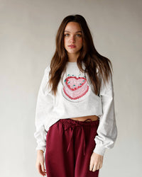 Peach Love - Love At First Bite Crewneck Sweatshirt