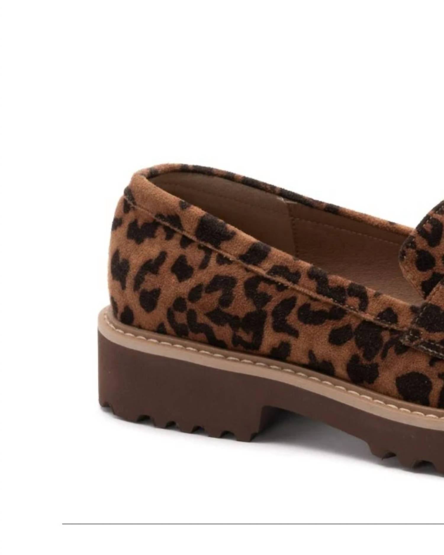 Corkys Footwear Women's Boost Penny Loafer in leopard - women's flats - alternate view