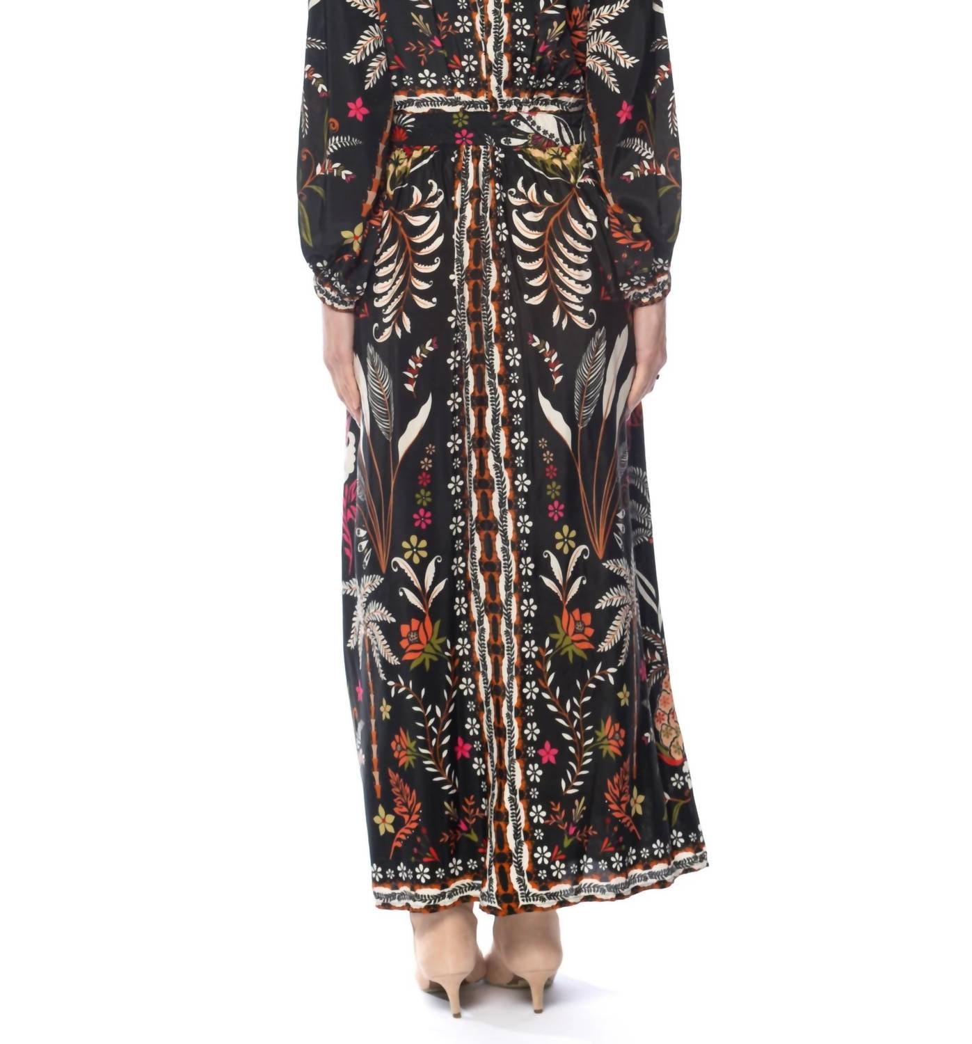 Tolani - Puja Palm Tree Dress