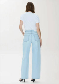 Pistola - Tate High Rise Bowed Wide Leg Jeans