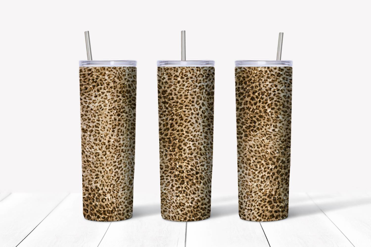 Donny Brooks Designs - Leopard Stainless Steel Double Wall Tumbler 20 Oz