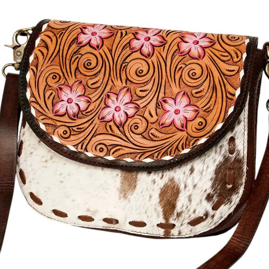 American Darling - Women's Leather Western Messenger Bag