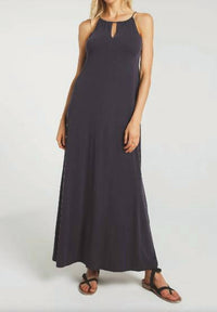 Z Supply Marta Maxi Dress in washed black - women's dress