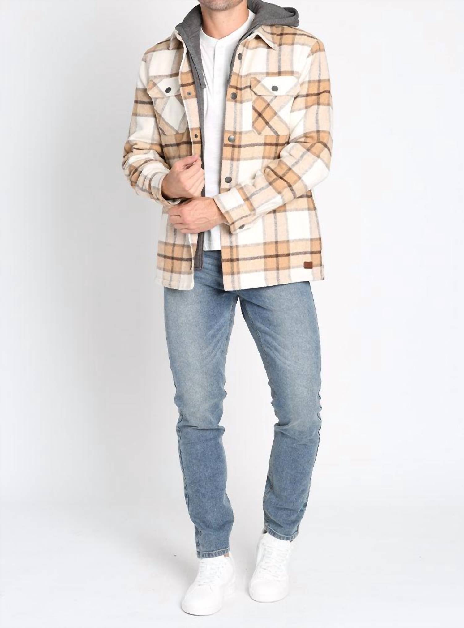 Jachs New York - Wool Blend Hooded Jacket