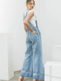 1 The Woman - Wide Leg Flare Overalls