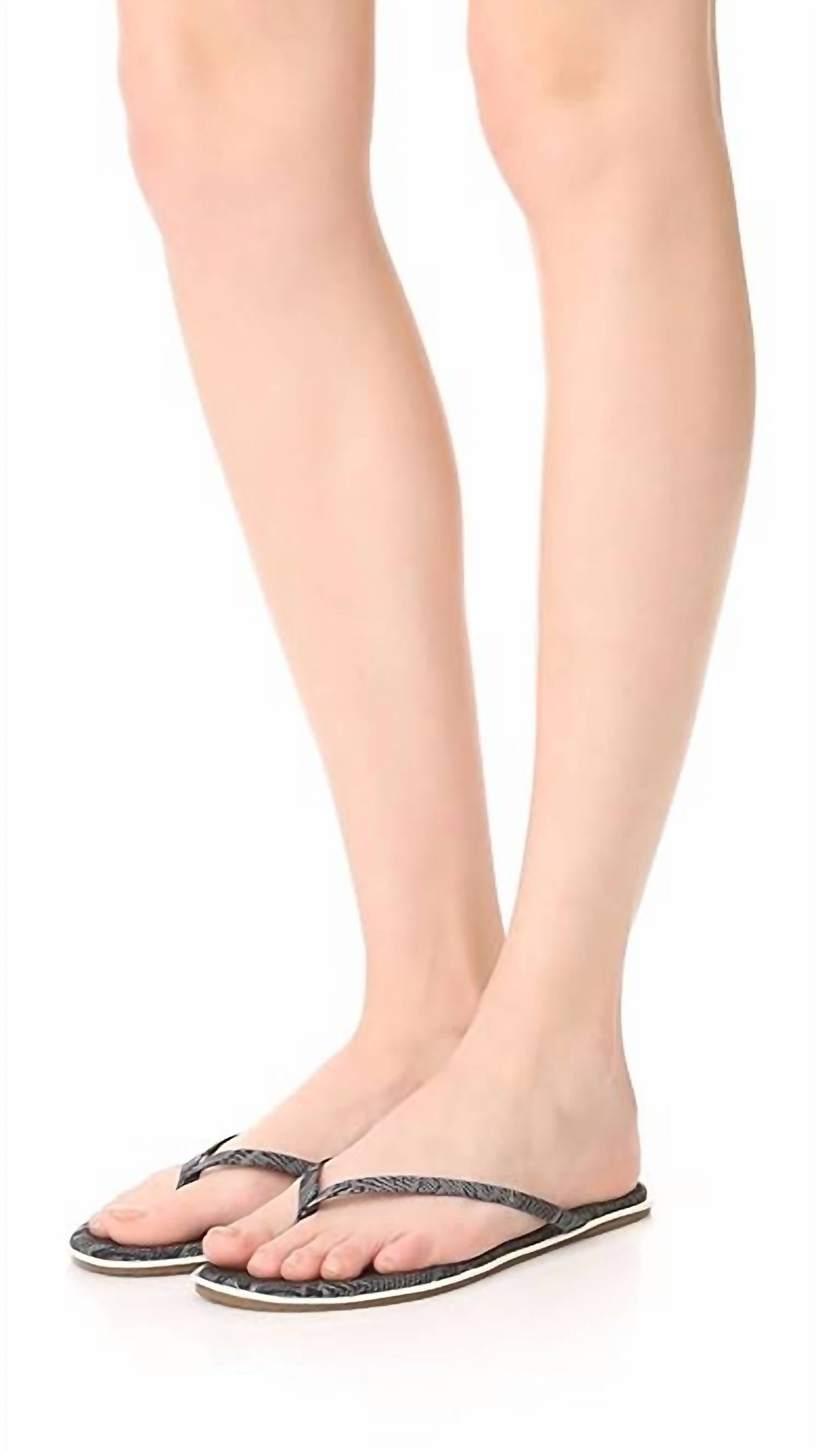 TKEES Women's Studio Exotic Sandal in moon snake - women's shoe - view 5