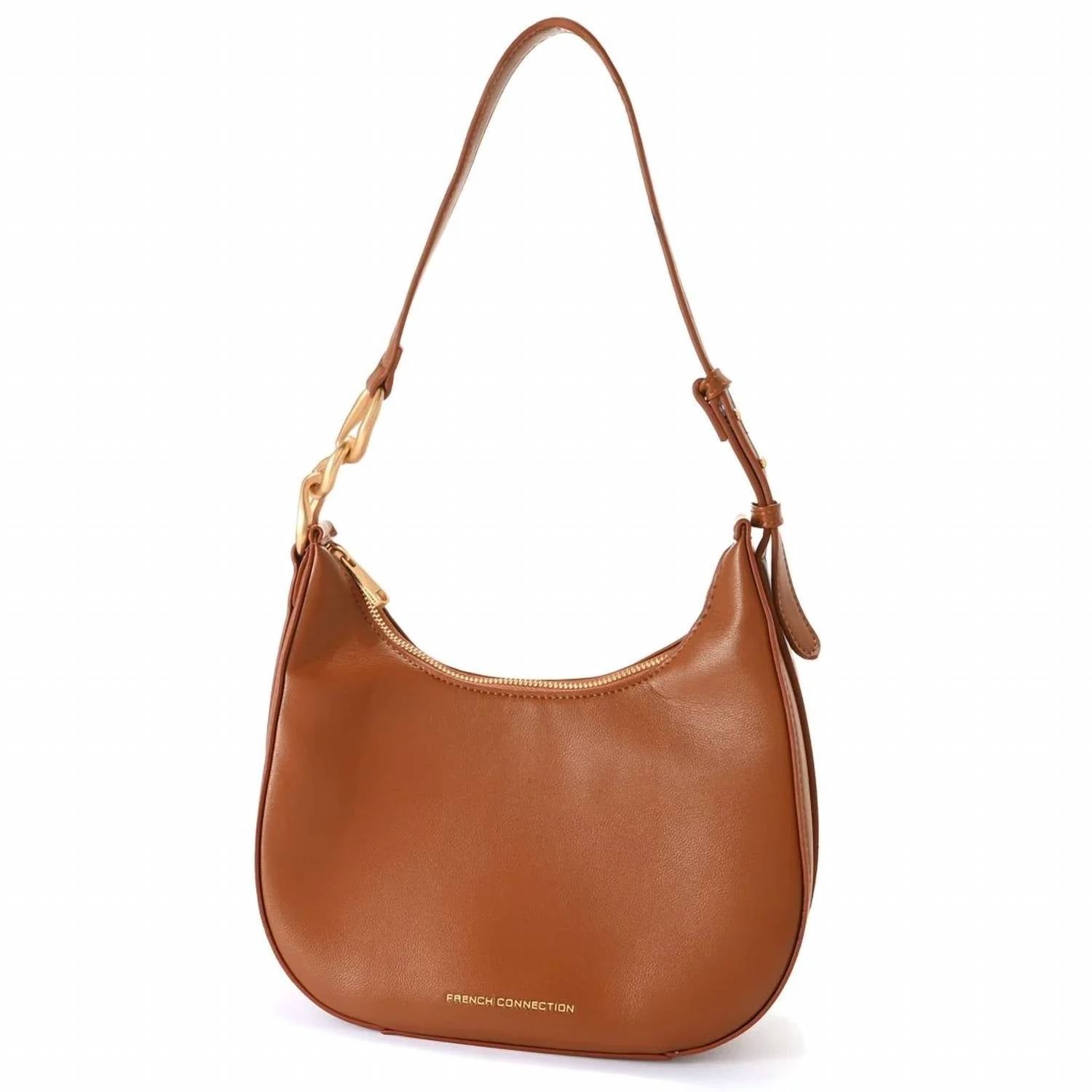 French Connection - Women's Moritz Textured Smooth Hobo Shoulder Bag