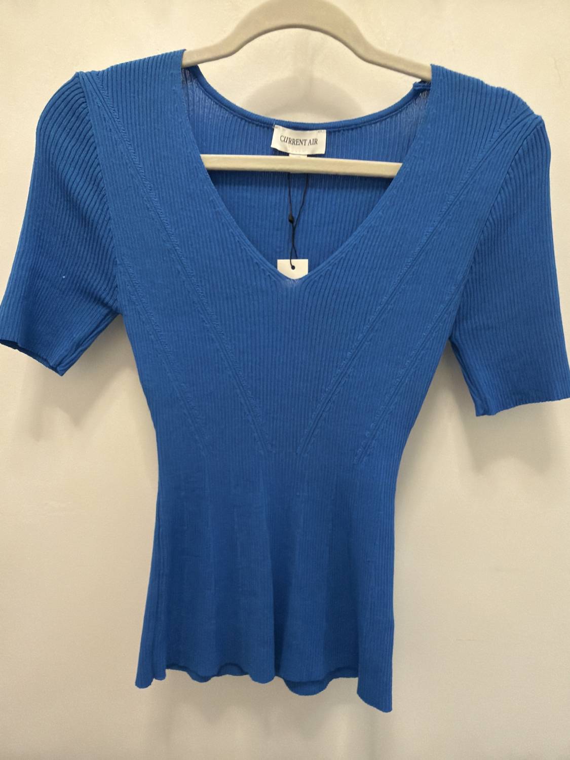 Current Air - Fitted Rib Knit Top