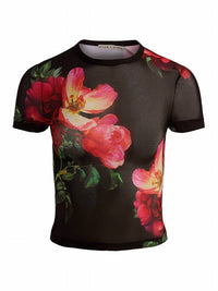 Alice + Olivia - Tess Floral Crewneck T-shirt