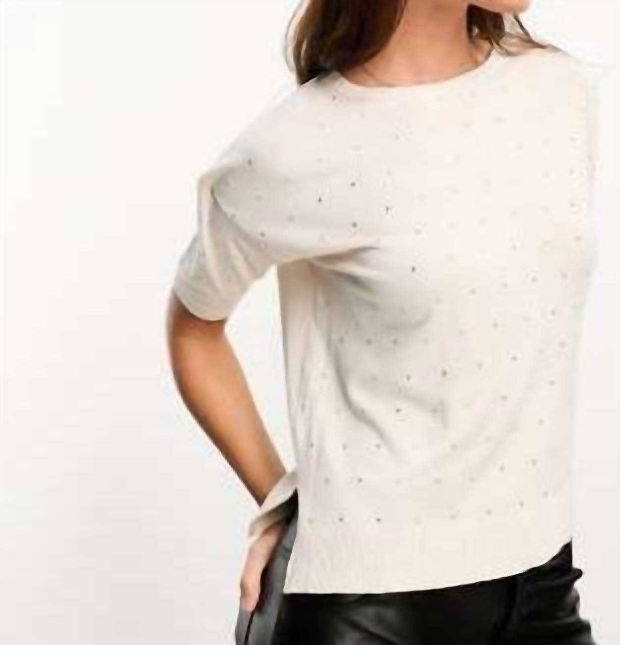 Joseph Ribkoff - Knit Elbow Sleeve Pullover Sweater
