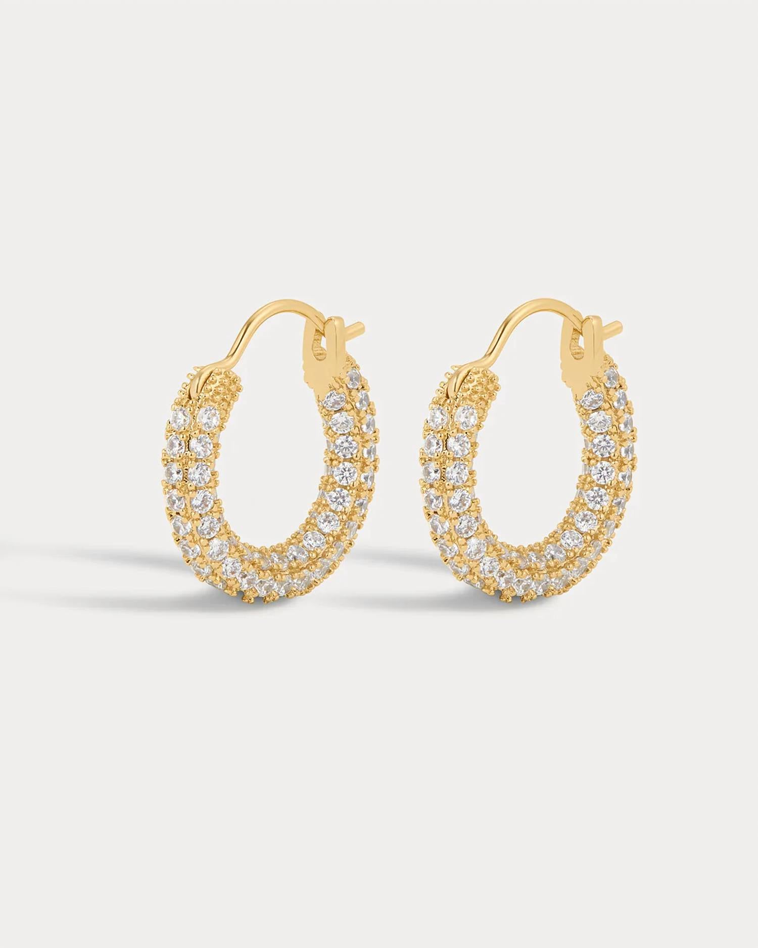 Luv Aj - Pave Amalfi Huggies Earring