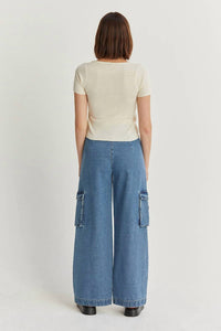 CRESCENT Alara Top in ivory - women's blouse - view 6
