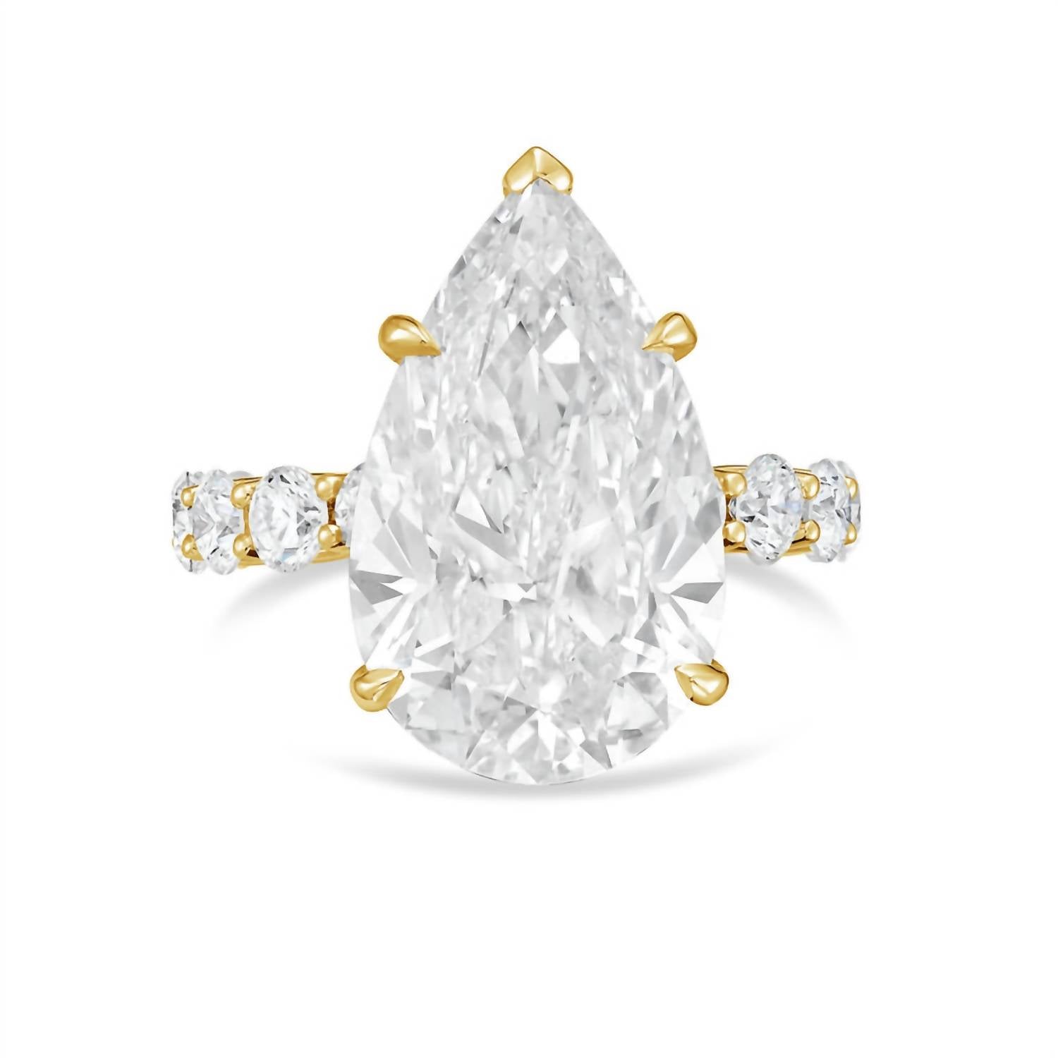 Diana M Jewels - Women's Pear & Round Lab-Grown Diamond Fashion Ring (4.00 Ct) - Signature Plus