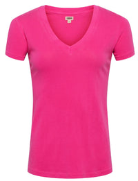 L'Agence - Becca Cotton V-neck Tee