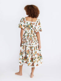 MILLE Women's Talitha Dress in white - women's dress - detail view