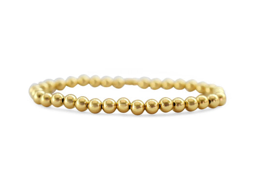 Stia - Classy & Comfortable Beaded Stretch Bracelets - 5mm Round
