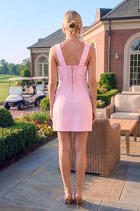 Skies Are Blue - Chelsea Sleeveless Button-front Mini Dress