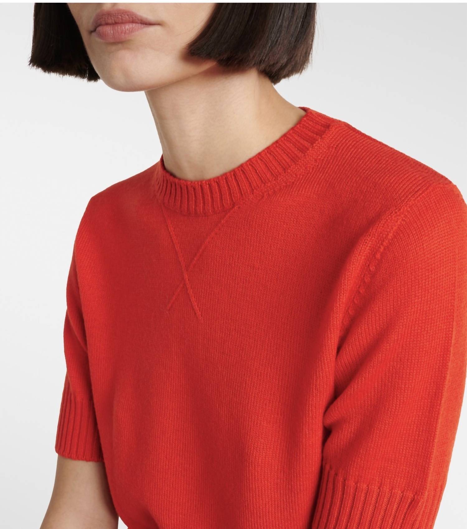 Jil Sander - Short Sleeve Crewneck Sweater