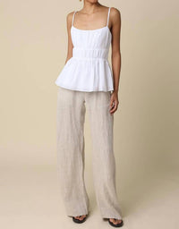 Olivaceous - Carina Taupe Linen Pant