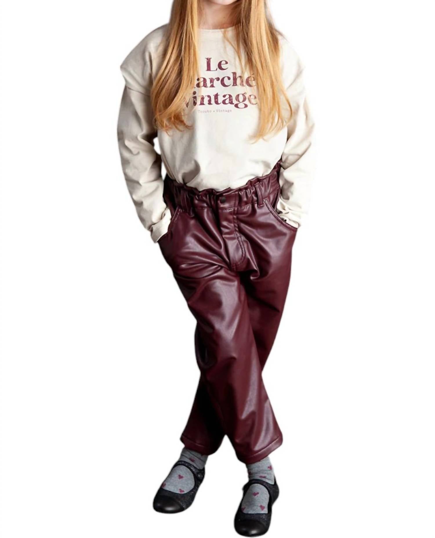 Tocoto Vintage - Sintetic Leather Pants