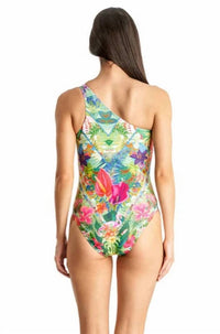 La Moda Clothing - Island Girl One Shoulder Monokini